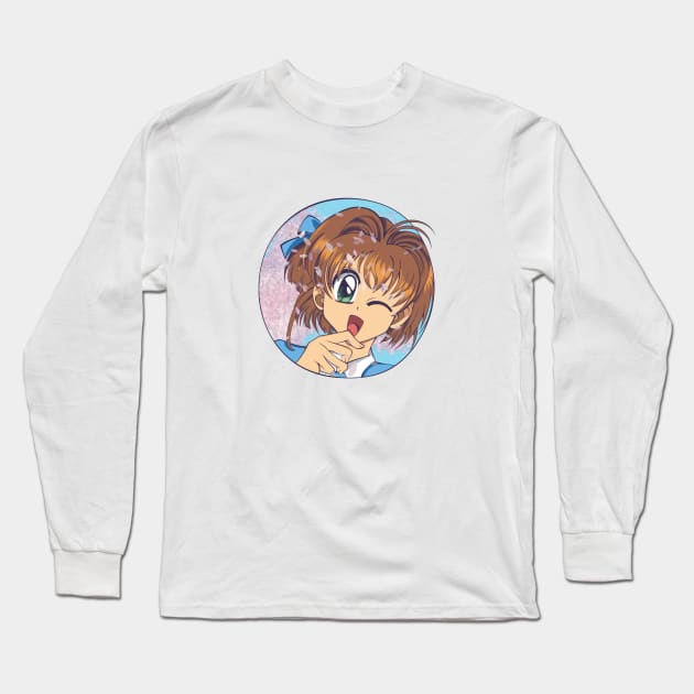 Sakura Long Sleeve T-Shirt by MiniMao design